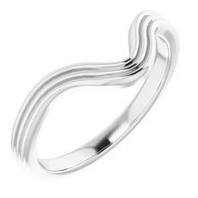 Load image into Gallery viewer, Sterling Silver Band for 12x6 mm Marquise Ring
