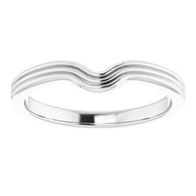 Charger l'image dans la galerie, Sterling Silver Band for 6x3.5 mm Marquise Ring
