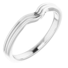 Load image into Gallery viewer, Sterling Silver Band for 5x3 mm Marquise Ring
