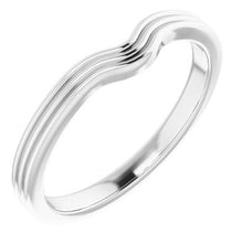 Load image into Gallery viewer, Sterling Silver Band for 5x5 mm Heart Ring
