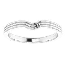 Load image into Gallery viewer, Sterling Silver Band for 5x5 mm Heart Ring
