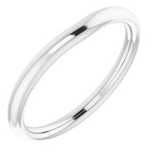 Charger l'image dans la galerie, Sterling Silver Band for 5.2 mm Round Ring
