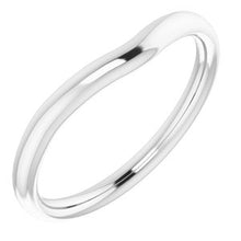 Charger l&#39;image dans la galerie, Sterling Silver Band for 7 mm Round Ring
