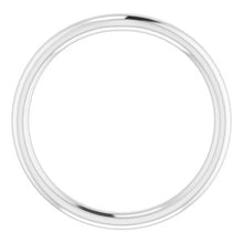 Charger l'image dans la galerie, Sterling Silver Band for 6.5 mm Round Ring
