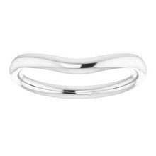 Charger l'image dans la galerie, Sterling Silver Band for 9.4 mm Round Ring

