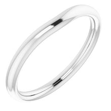 Charger l'image dans la galerie, Sterling Silver Band for 5 mm Cushion Ring

