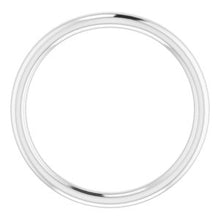 Charger l'image dans la galerie, Sterling Silver Band for 6 mm Cushion Ring
