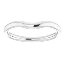 Charger l&#39;image dans la galerie, Sterling Silver Band for 6x4 mm Emerald Ring
