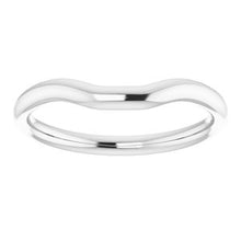 Load image into Gallery viewer, Sterling Silver Band for 7x5 mm Emerald Ring
