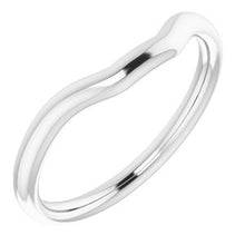 Load image into Gallery viewer, Sterling Silver Band for 8x6 mm Emerald Ring
