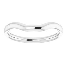 Load image into Gallery viewer, Sterling Silver Band for 8x6 mm Emerald Ring

