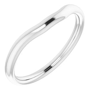 Sterling Silver Band for 6 mm Square Ring