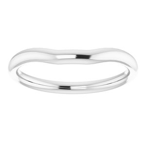 Sterling Silver Band for 6 mm Square Ring