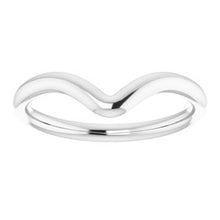 Charger l'image dans la galerie, Sterling Silver Band for 9x4.5 mm Marquise Ring

