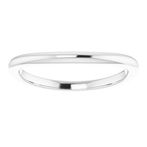 Sterling Silver Band for 10 x 10 mm Cushion Ring