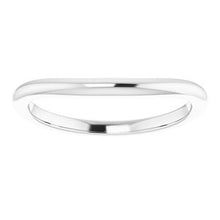 Charger l'image dans la galerie, Sterling Silver Band for 8 x 6 mm Emerald Ring
