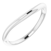 Charger l&#39;image dans la galerie, Sterling Silver Band for 12 x 10 mm Oval Ring
