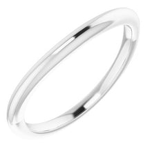 Load image into Gallery viewer, Sterling Silver Band for 9 x 9 mm Cushion Ring
