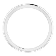 Charger l'image dans la galerie, Sterling Silver Band for 10 x 10 mm Square Ring
