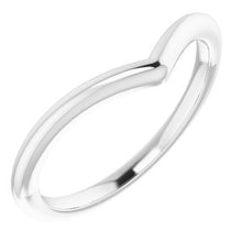 Charger l'image dans la galerie, Sterling Silver Band for 10 x 5 mm Marquise Ring
