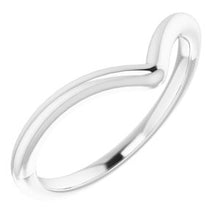 Load image into Gallery viewer, Sterling Silver Band for 12 x 8 mm Pear Ring
