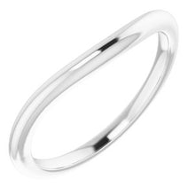 Load image into Gallery viewer, Sterling Silver Band for 6 x 4 mm Pear Ring
