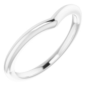 Sterling Silver Band for 7 x 5 mm Pear Ring