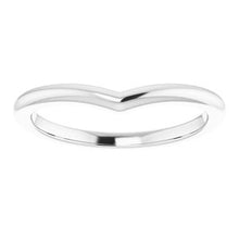 Load image into Gallery viewer, Sterling Silver Band for 7 x 5 mm Pear Ring
