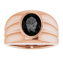 Charger l&#39;image dans la galerie, Men&#39;s Bezel-Set Ring
