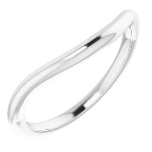 Sterling Silver Band for 15 x 11 mm Oval Ring