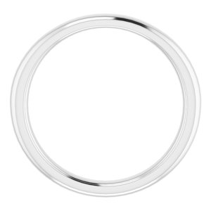 Sterling Silver Band for 12 mm Round Ring