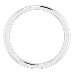 Sterling Silver Band for 9 mm Round Ring
