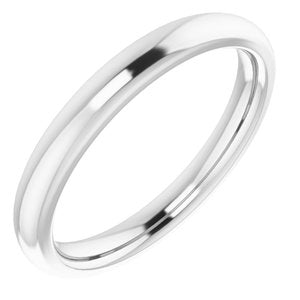 Sterling Silver Band for 9 x 9 mm Square Ring
