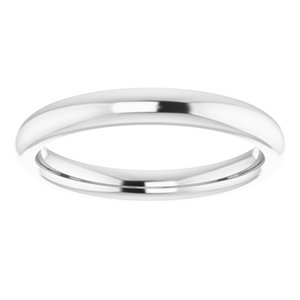 Sterling Silver Band for 9 x 9 mm Square Ring