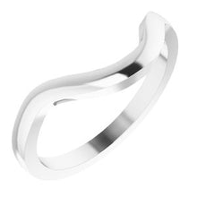 Charger l'image dans la galerie, Sterling Silver Band for 12x10 mm Oval Ring
