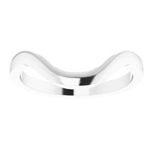 Charger l'image dans la galerie, Sterling Silver Band for 12x10 mm Oval Ring
