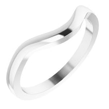 Load image into Gallery viewer, Sterling Silver Band for 7 mm Cushion Ring
