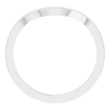 Load image into Gallery viewer, Sterling Silver Band for 9 mm Cushion Ring
