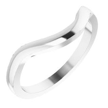Charger l'image dans la galerie, Sterling Silver Band for 10 mm Cushion Ring
