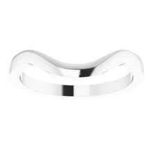 Load image into Gallery viewer, Sterling Silver Band for 8 mm Cushion Ring
