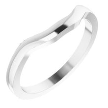 Load image into Gallery viewer, Sterling Silver Band for 5.5 mm Square Ring
