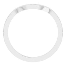 Charger l'image dans la galerie, Sterling Silver Band for 6 mm Asscher Ring
