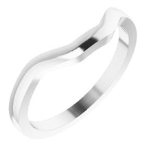 Charger l'image dans la galerie, Sterling Silver Band for 9x7 mm Emerald Ring
