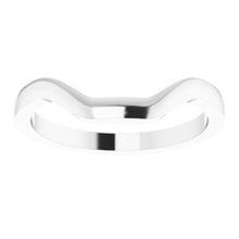 Load image into Gallery viewer, Sterling Silver Band for 10x8 mm Emerald Ring
