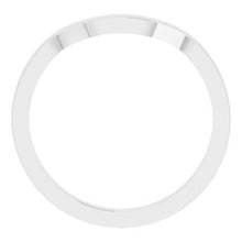 Load image into Gallery viewer, Sterling Silver Band for 7 mm Asscher Ring
