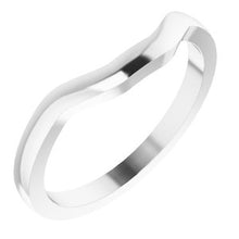 Charger l'image dans la galerie, Sterling Silver Band for 8x6 mm Emerald Ring

