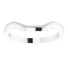 Charger l'image dans la galerie, Sterling Silver Band for 8x6 mm Emerald Ring
