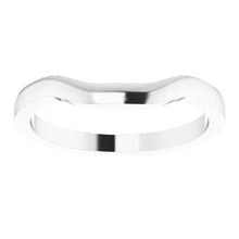 Load image into Gallery viewer, Sterling Silver Band for 4 mm Square Ring
