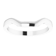 Load image into Gallery viewer, Sterling Silver Band for 6.5 mm Square Ring
