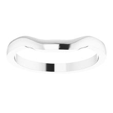 Charger l'image dans la galerie, Sterling Silver Band for 4.5 mm Square Ring
